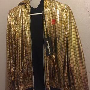 Brand New Betabrand SF Gold Disco Jacket